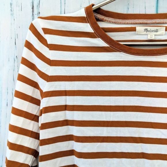 3/$20 Madewell Setlist Cozy Striped Pullover Top - Picture 5 of 8